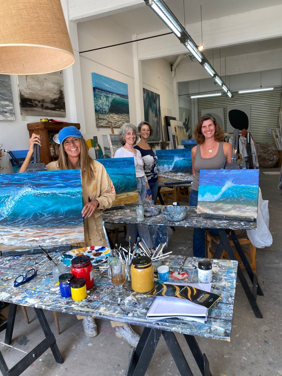 Como pintar una ola - workshop