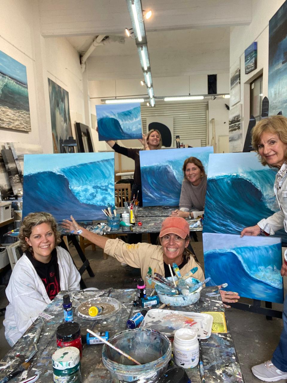 Como pintar una ola - workshop