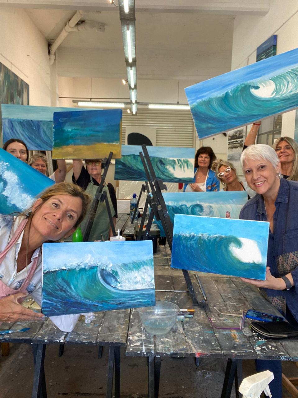 Como pintar una ola - workshop
